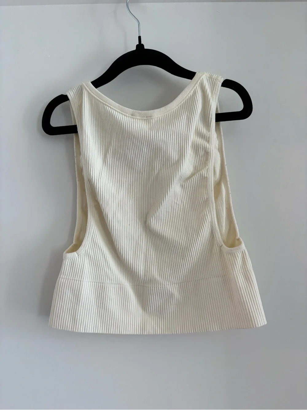 Princess Polly Ivory Ribbed Tank - Picture 2 of 3